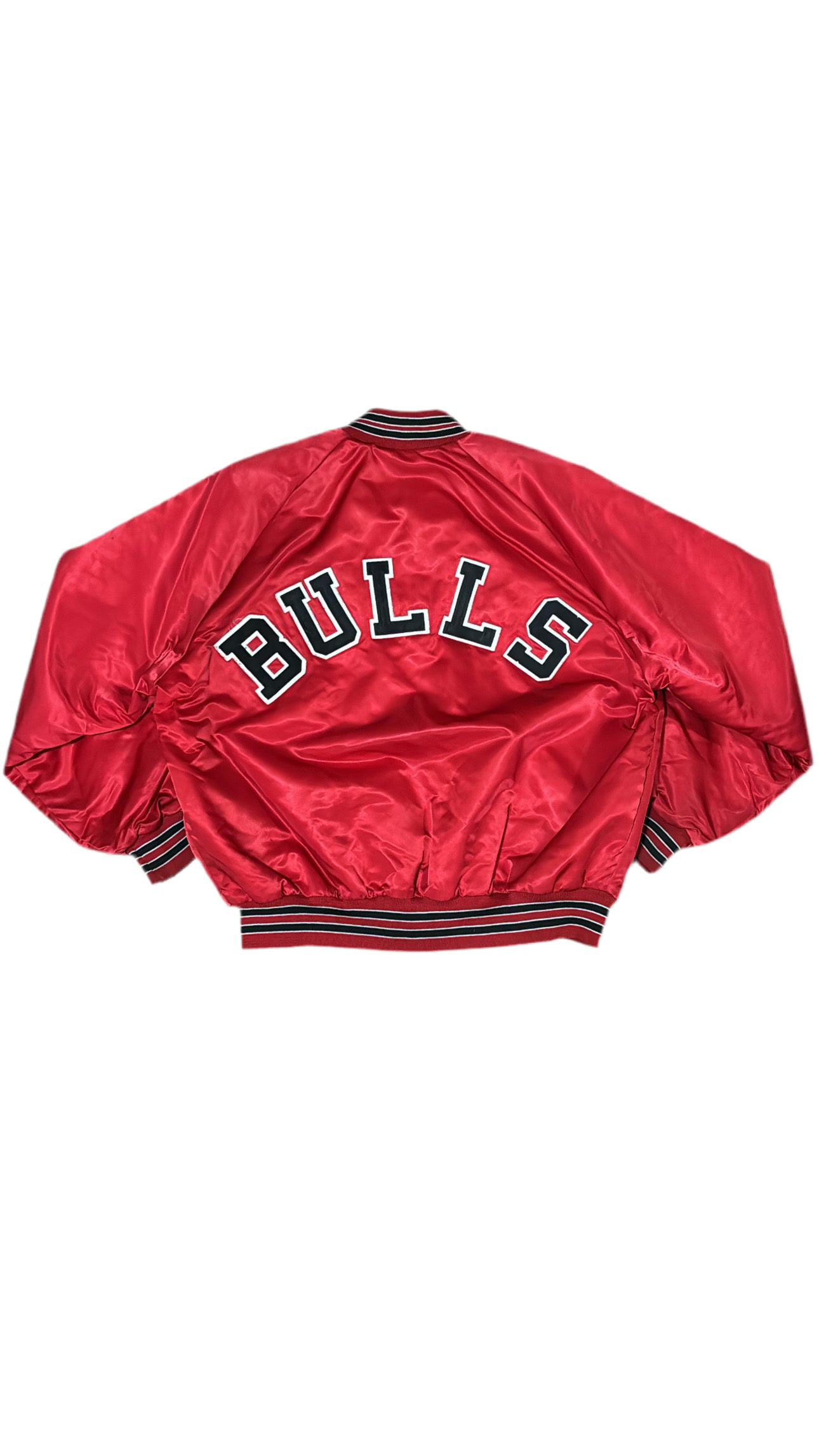 Chicago Bulls Back Script - Chalkline Varsity Satin