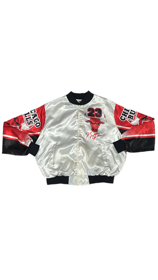 Chicago Bulls Michael Jordan Funimation - Chalkline Varsity Satin