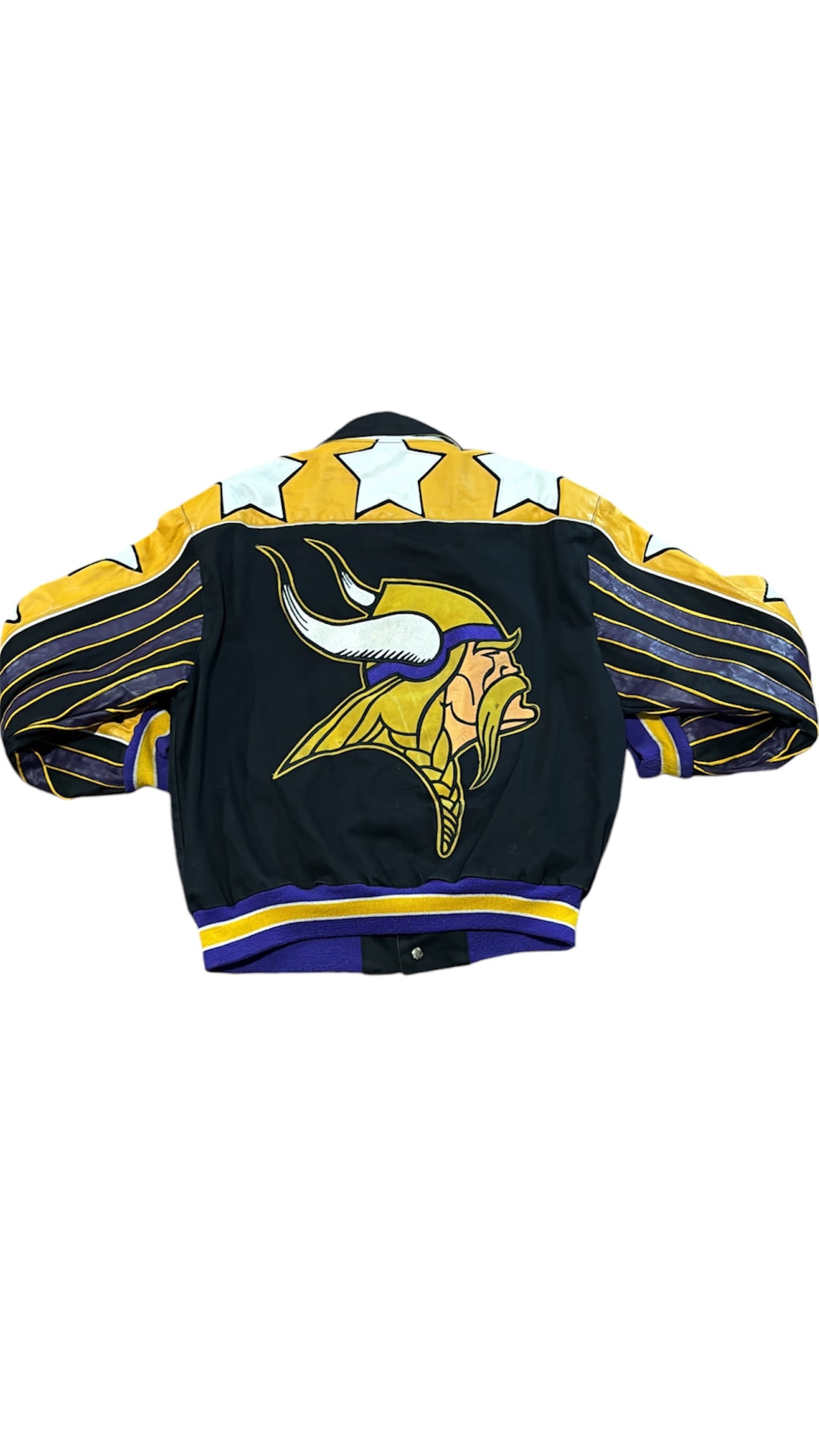 Minnesota Vikings Stars - Jeff Hamilton Leather Denim