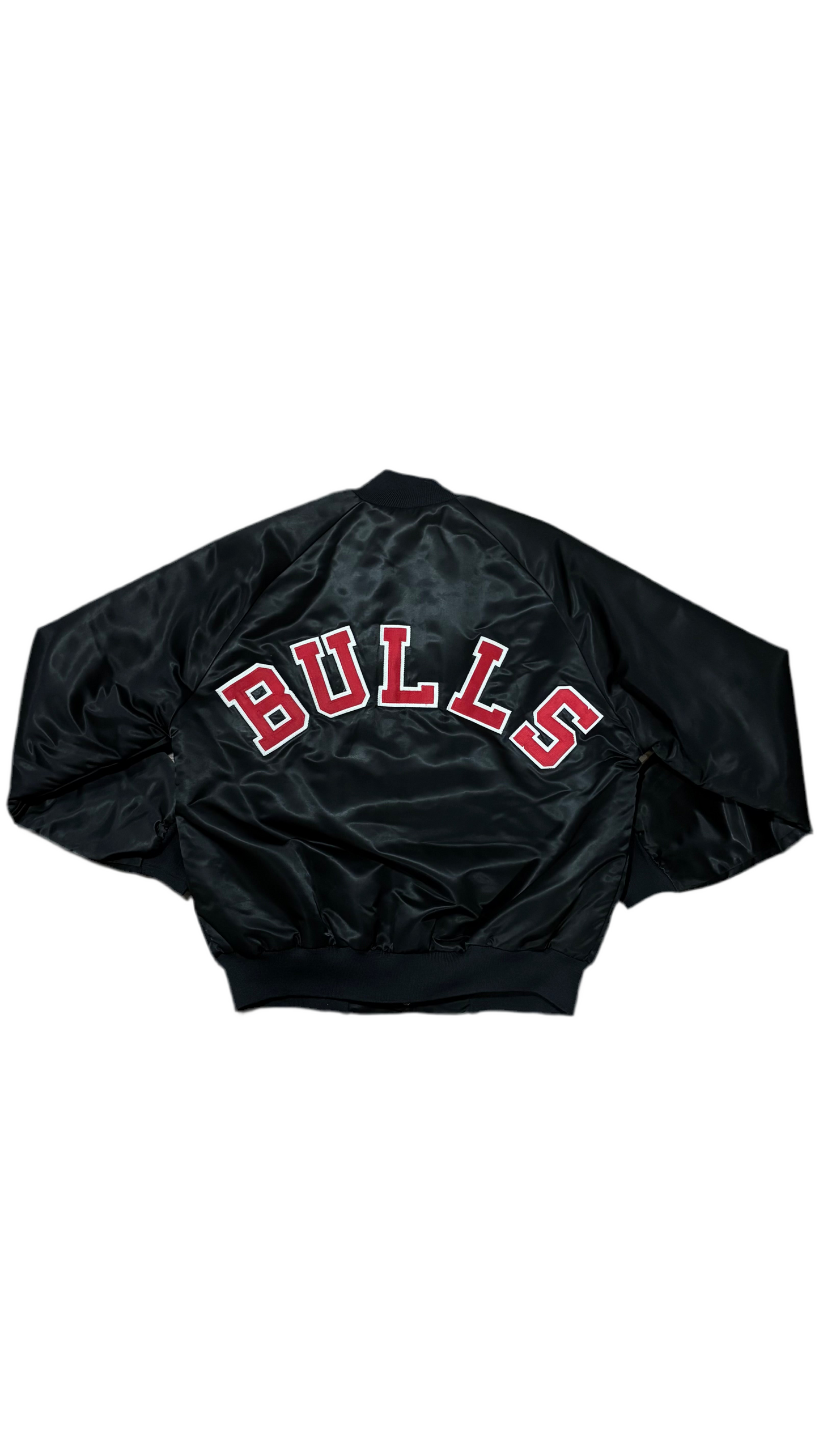 Chicago Bulls Back Script - Chalkline Varsity Satin