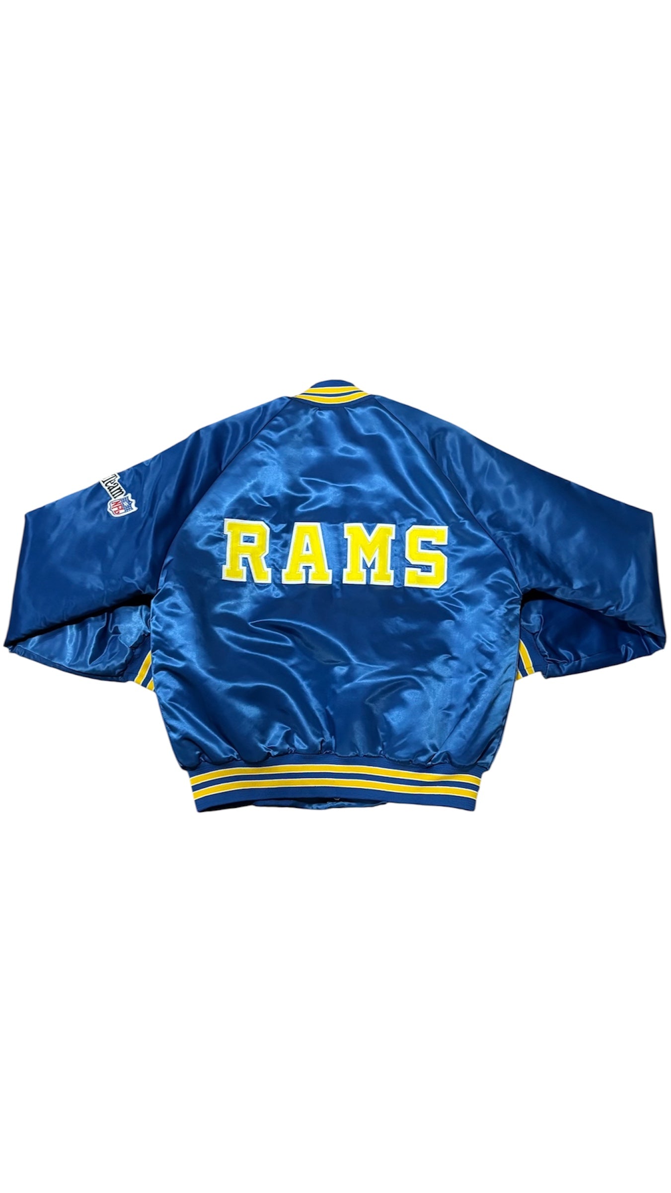 Los Angeles Rams Back Script - Chalkline Varsity Satin