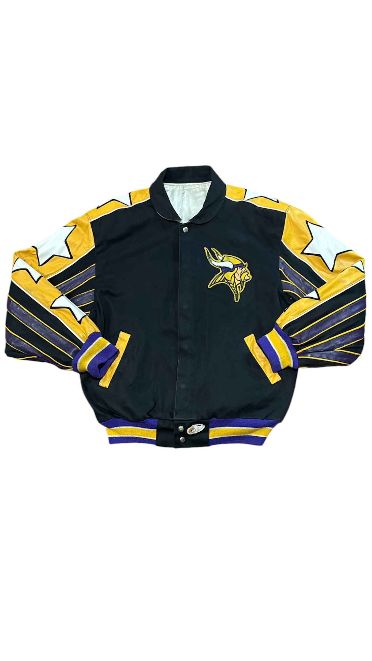 Minnesota Vikings Stars - Jeff Hamilton Leather Denim