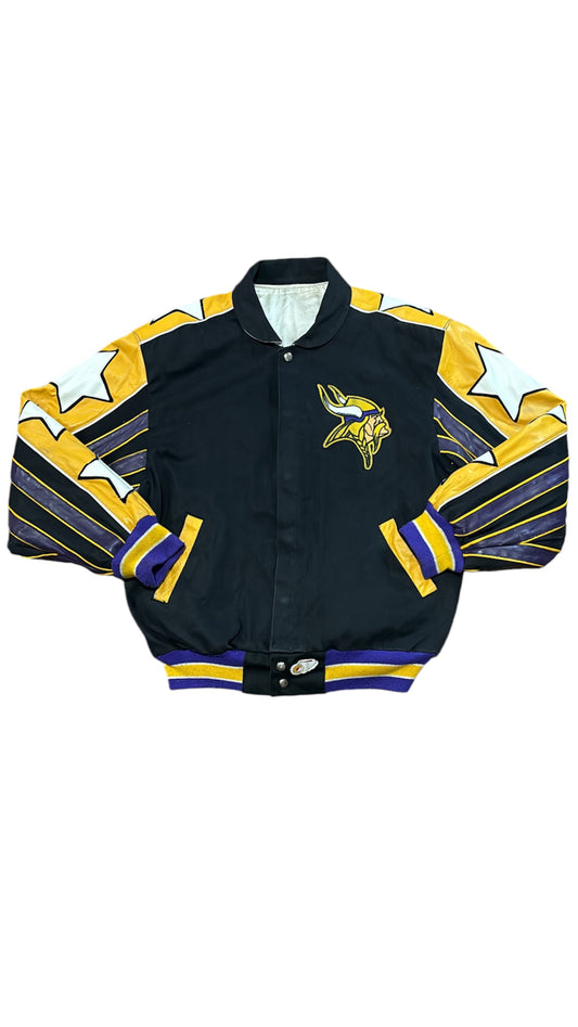 Minnesota Vikings Stars - Jeff Hamilton Leather Denim