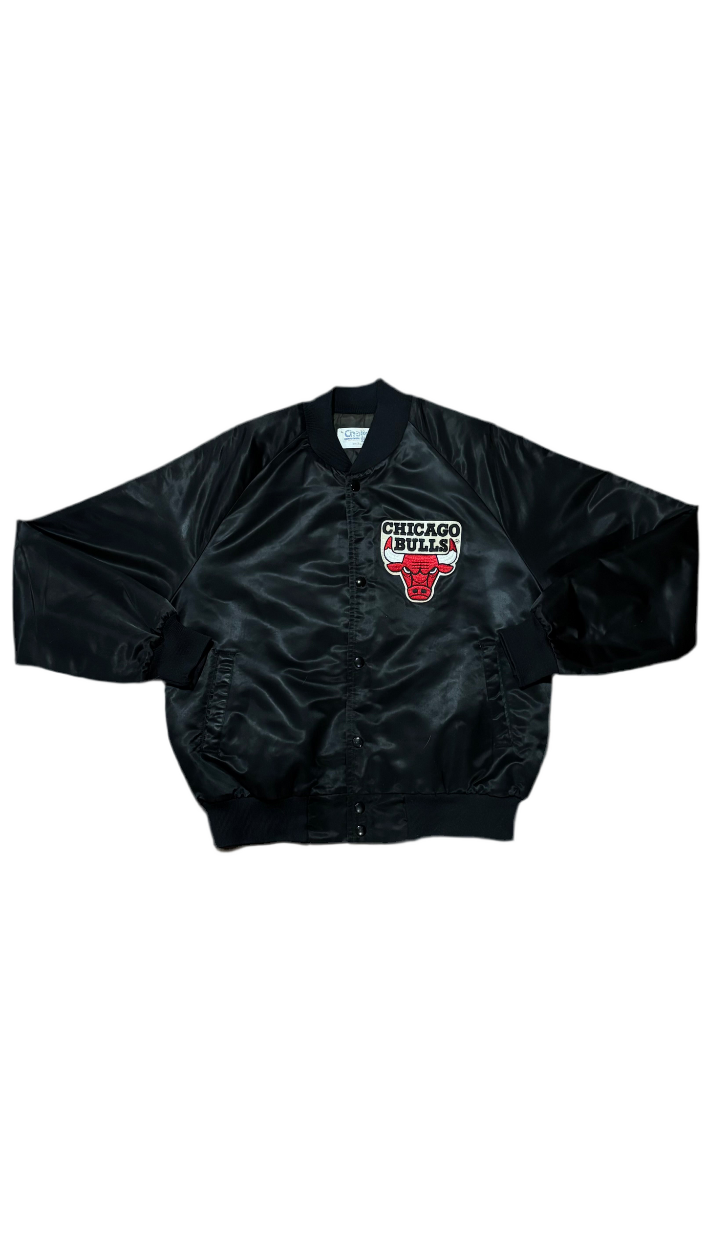 Chicago Bulls Back Script - Chalkline Varsity Satin