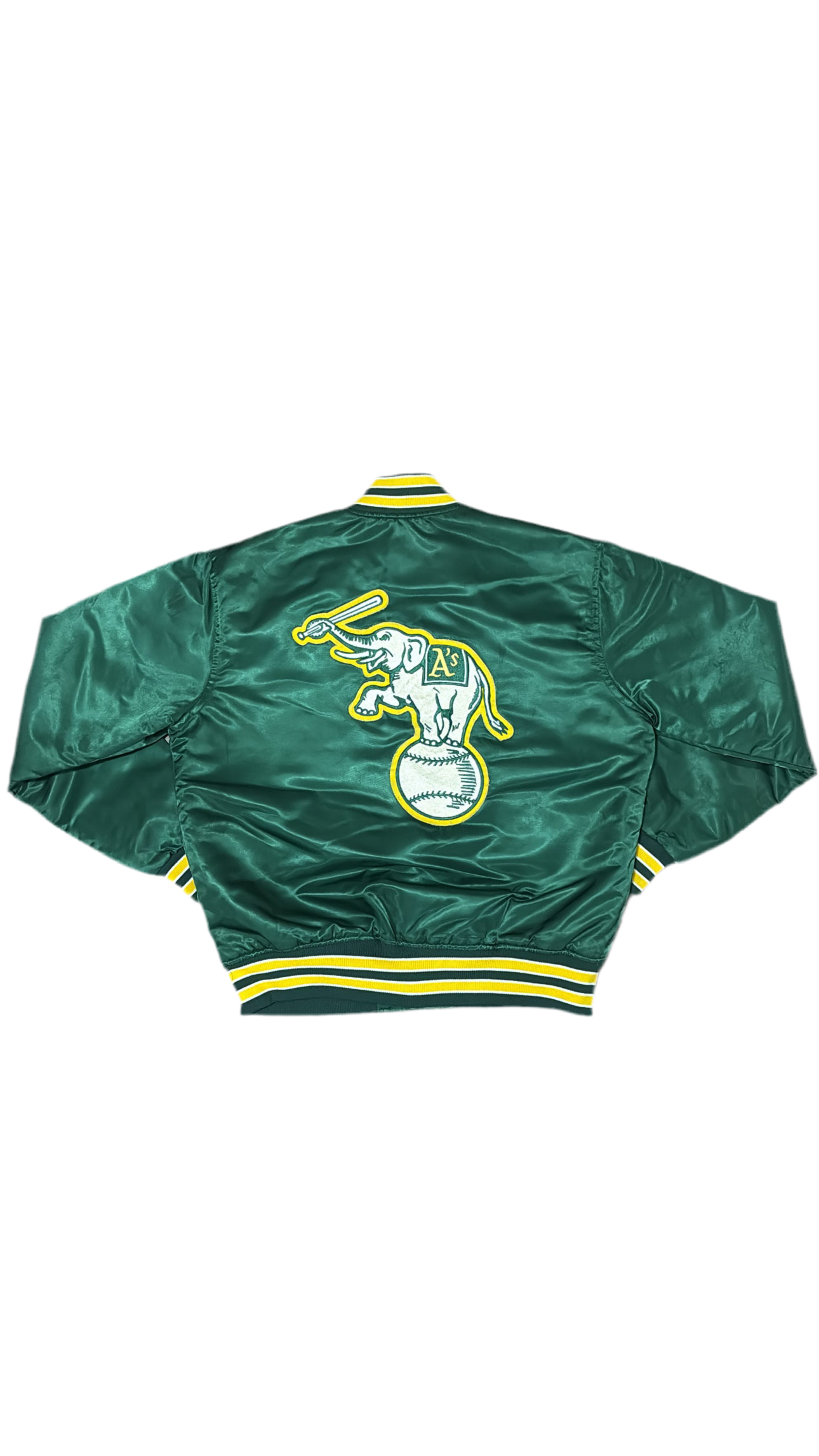 Oakland Athletics Big Logo - Starter Varsity Satin