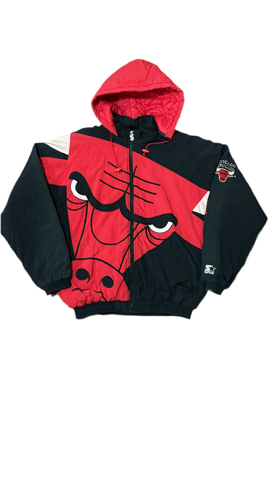 Chicago Bulls Big Logo - Starter Puffer