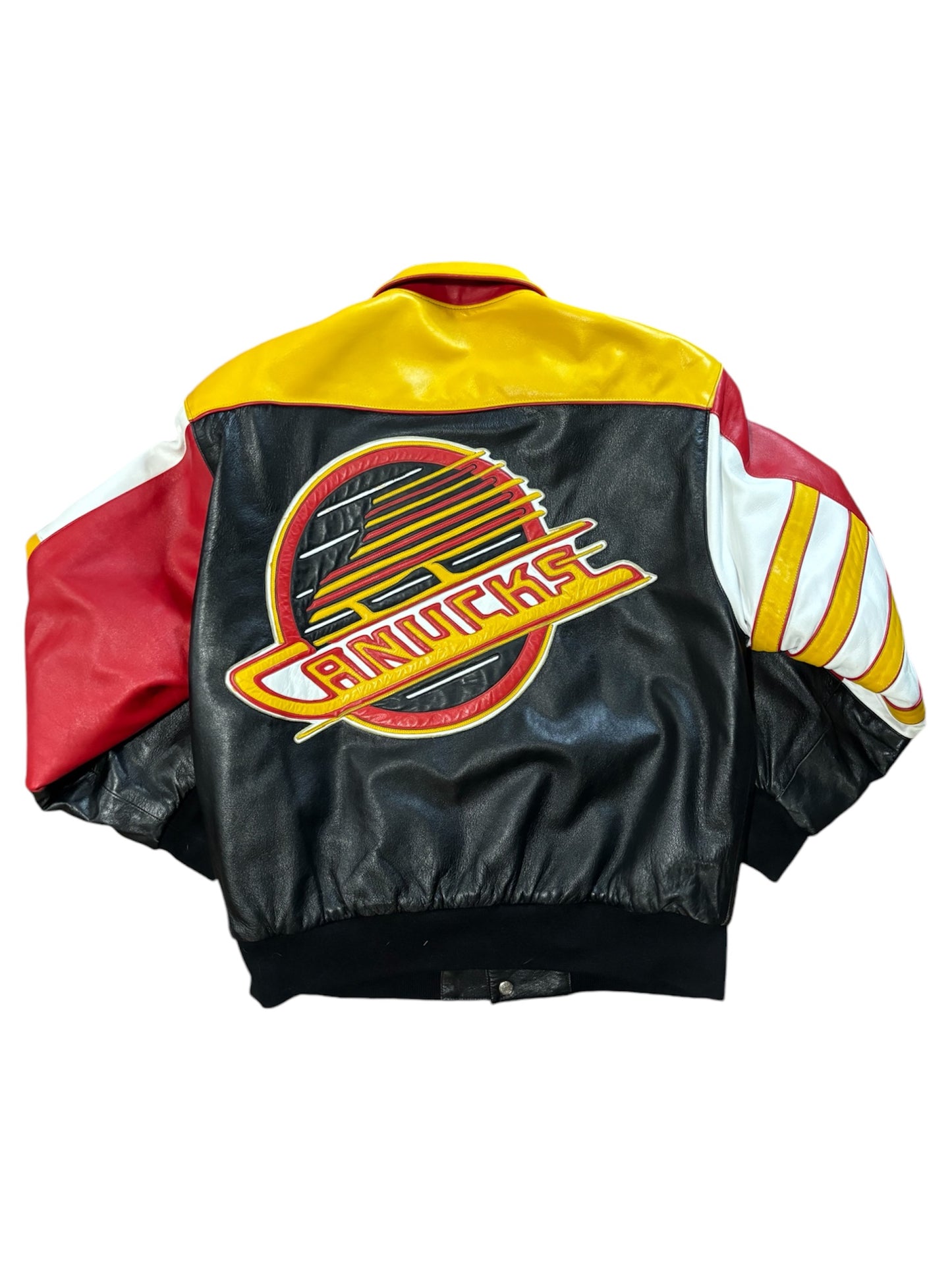 Vancouver Canucks Reversible - Jeff Hamilton Leather Satin