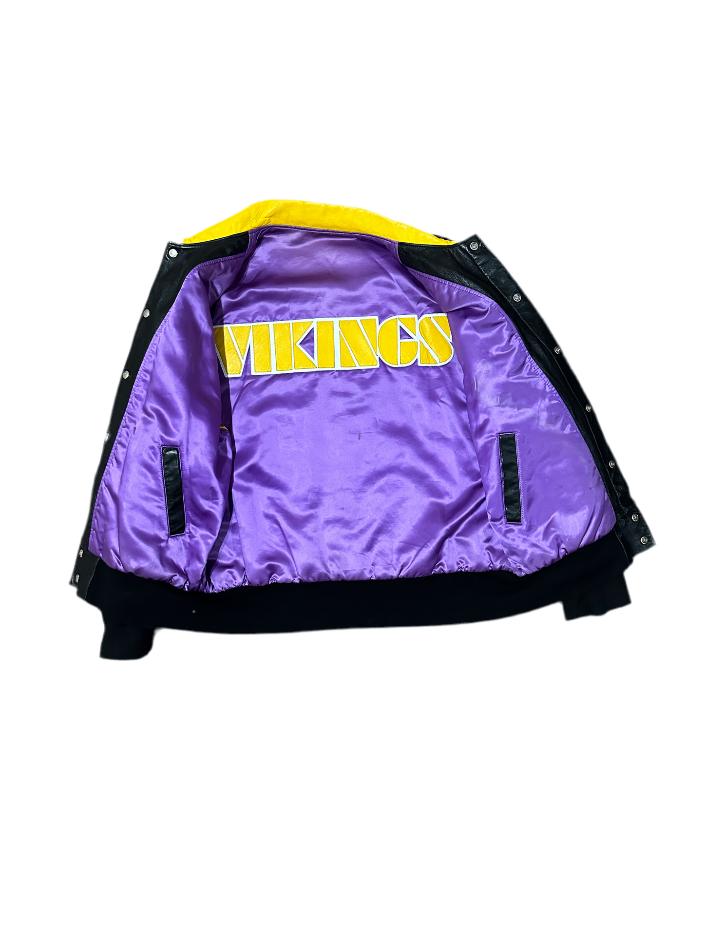 Minnesota Vikings Reversible Leather Satin - Jeff Hamilton