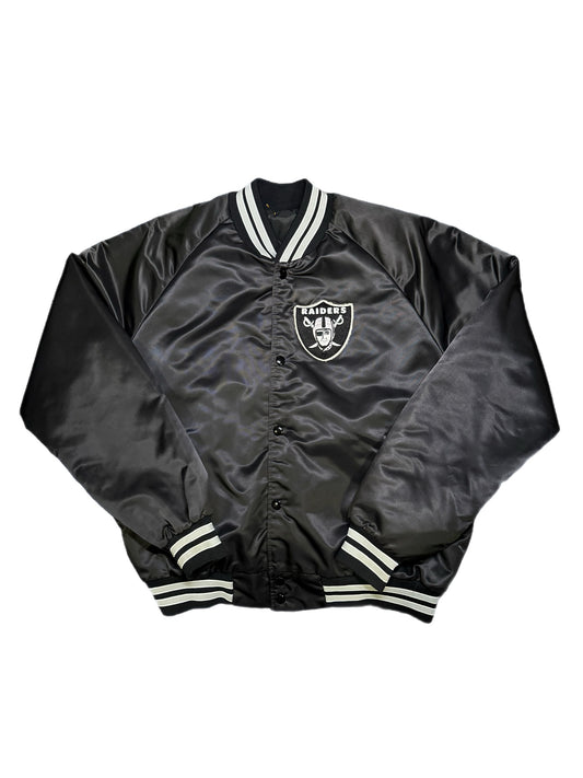 Los Angeles Raiders Back Script - Chalkline Varsity Satin