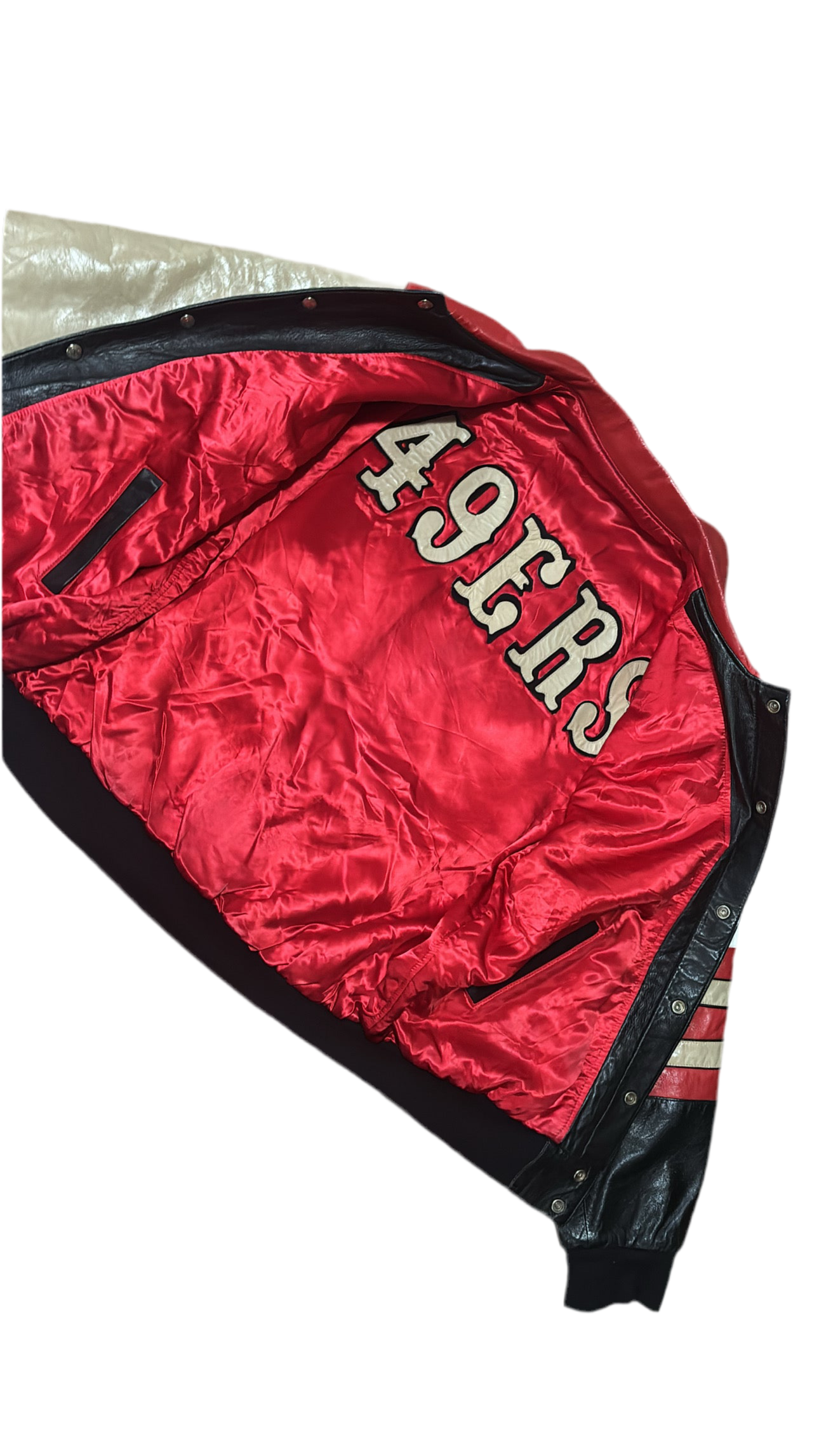 San Francisco 49ers Reversible - Jeff Hamilton Leather Satin
