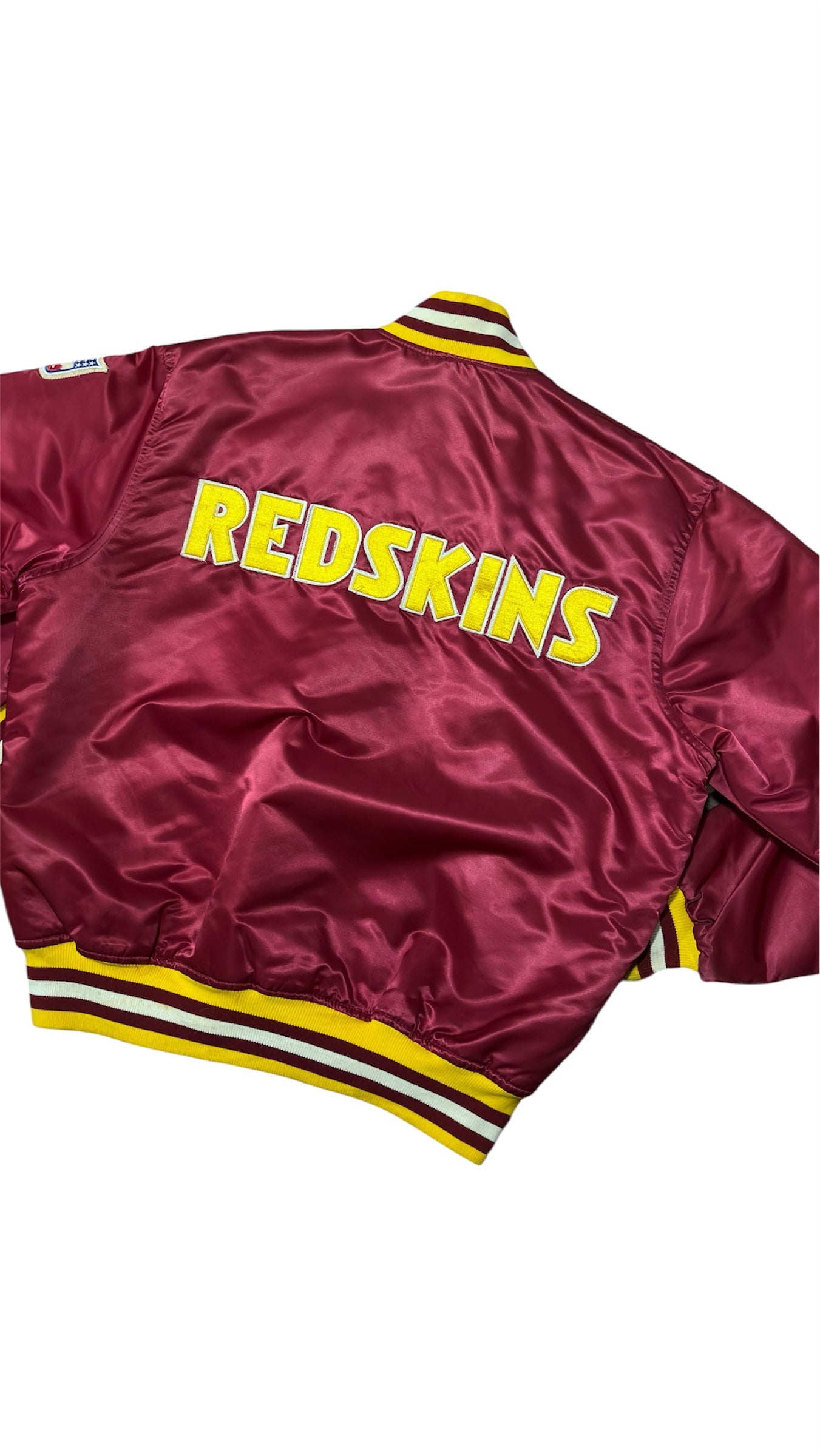 Washington Redskins Back Script - Starter Varsity Satin
