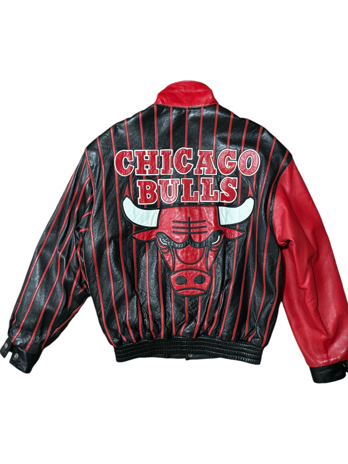 Chicago Bulls Pinstripe - Jeff Hamilton Leather