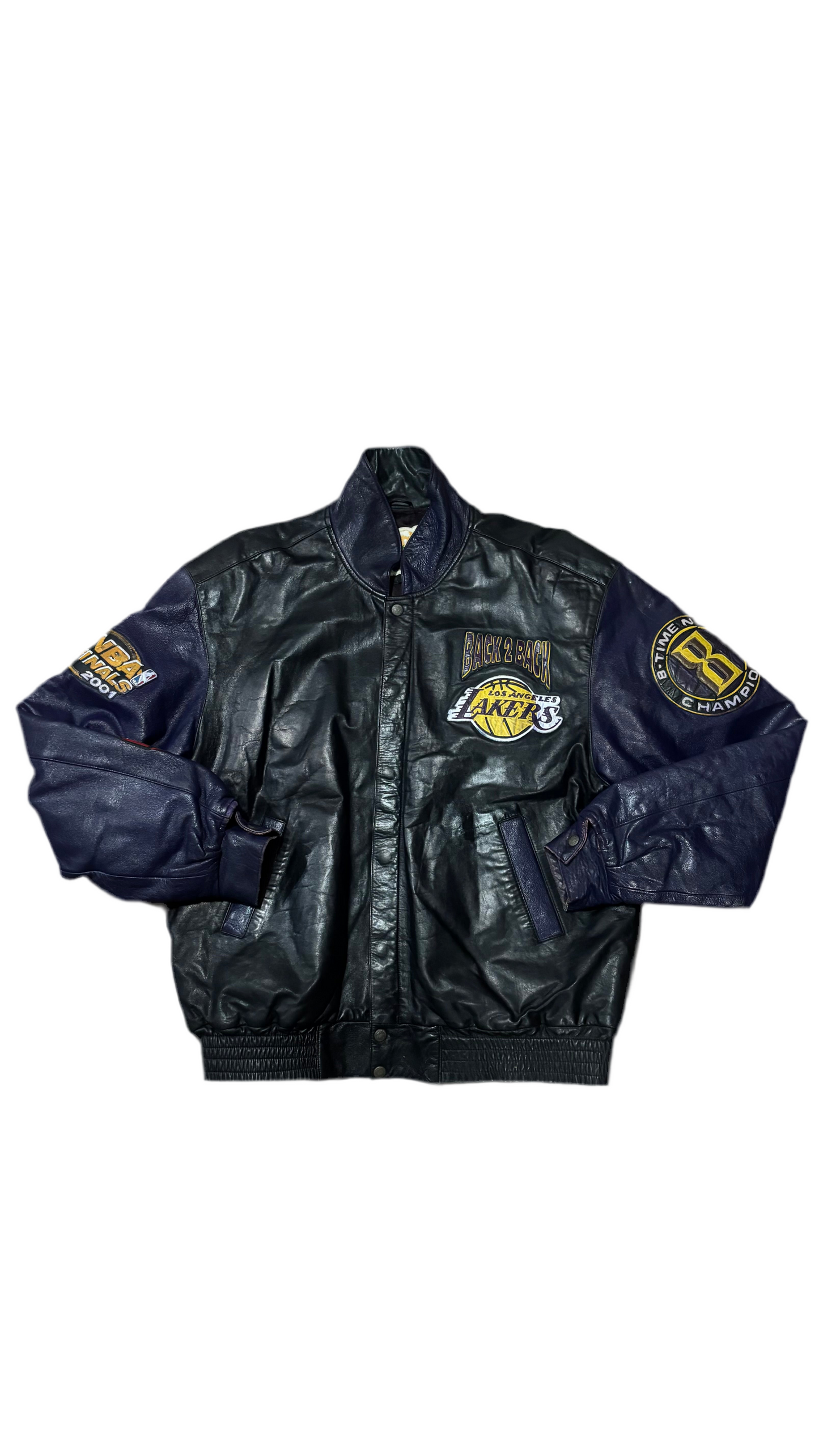 Los Angeles Lakers 2001 Champions - Jeff Hamilton Limited Edition Leather