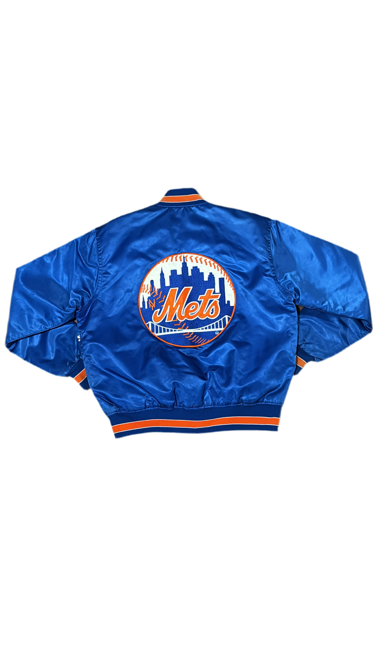 New York Mets Big Logo - Starter Varsity Satin