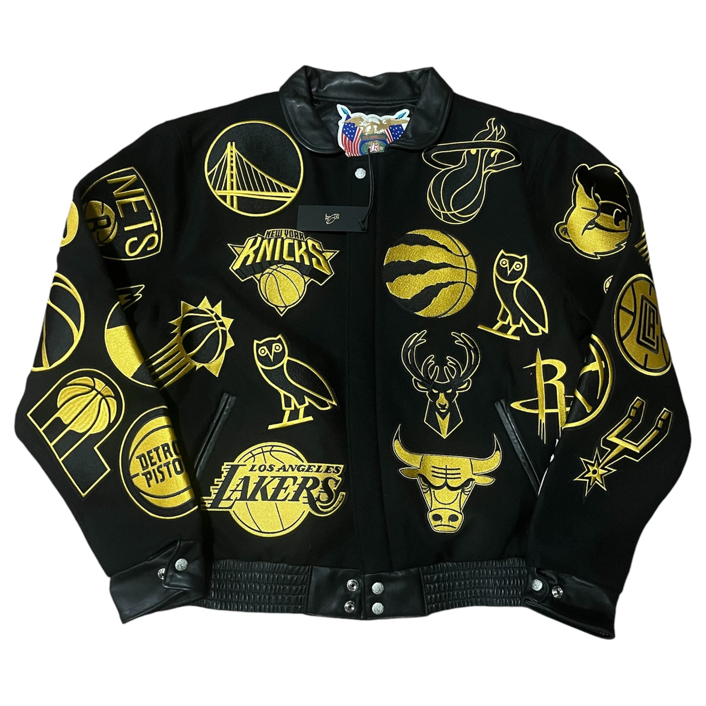 OVO X NBA Team Icons - Limited Edition Jeff Hamilton Leather Wool