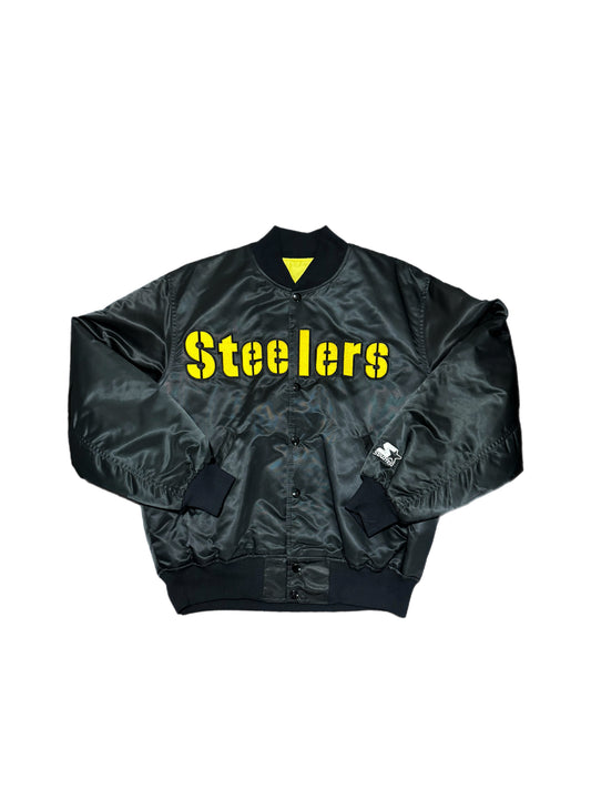 Pittsburgh Steelers Big Logo - Starter Varsity Satin