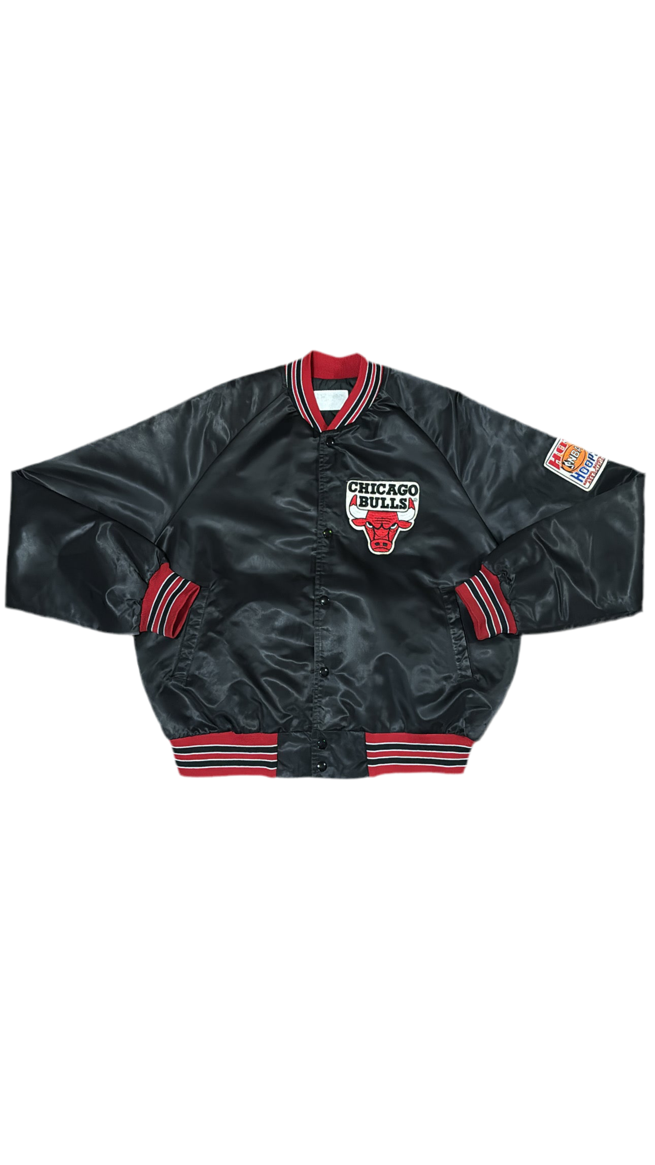 Chicago Bulls Back Script - Chalkline Varsity Satin