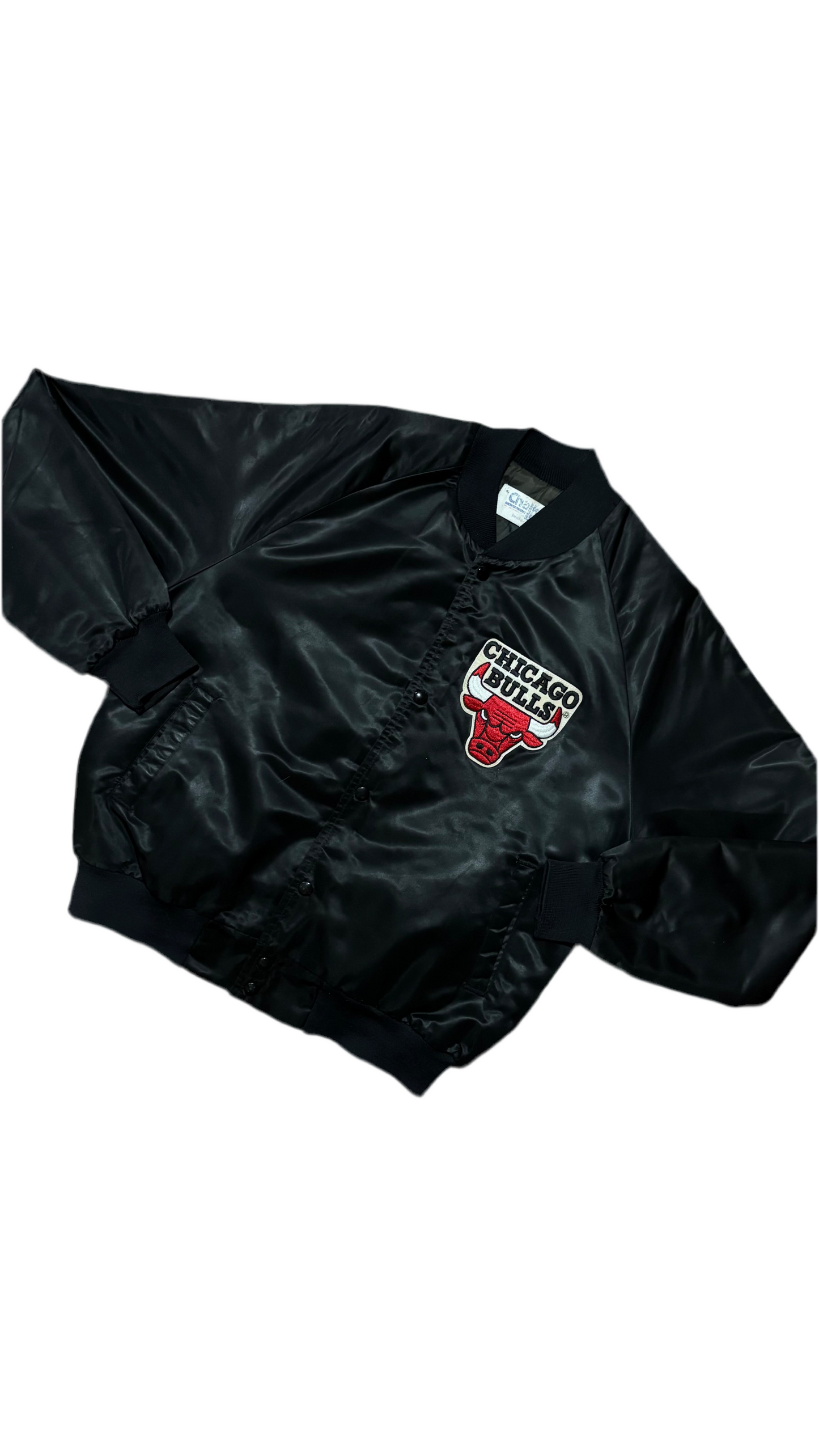 Chicago Bulls Back Script - Chalkline Varsity Satin
