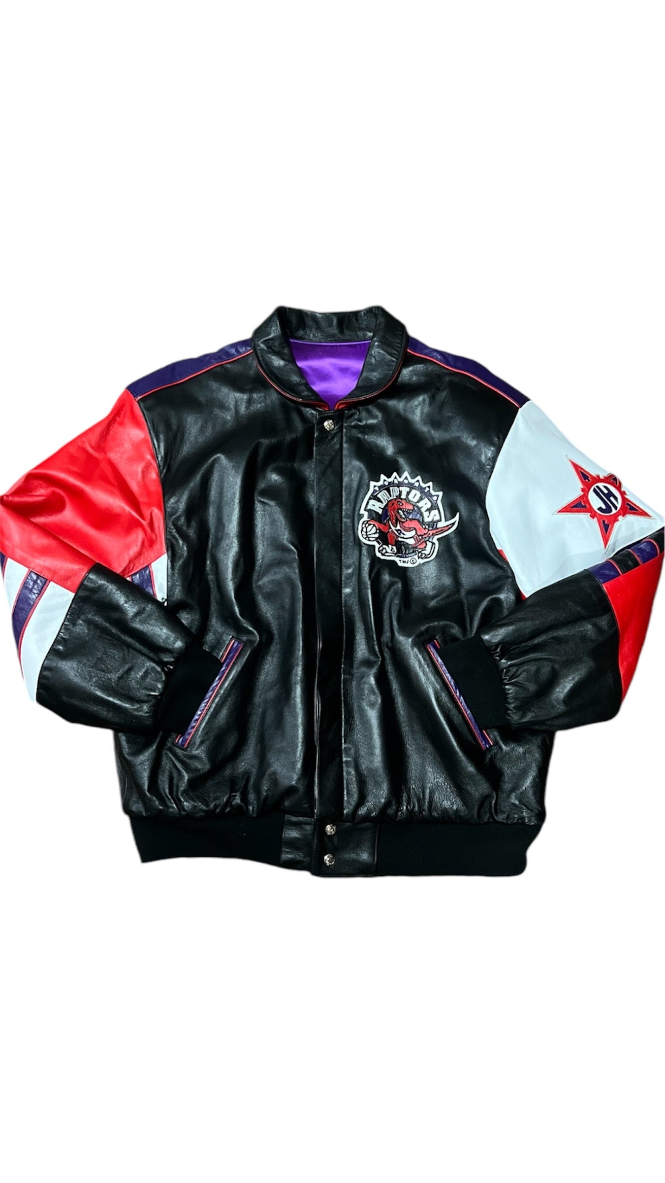 Toronto Raptors Reversible - Jeff Hamilton Leather Satin