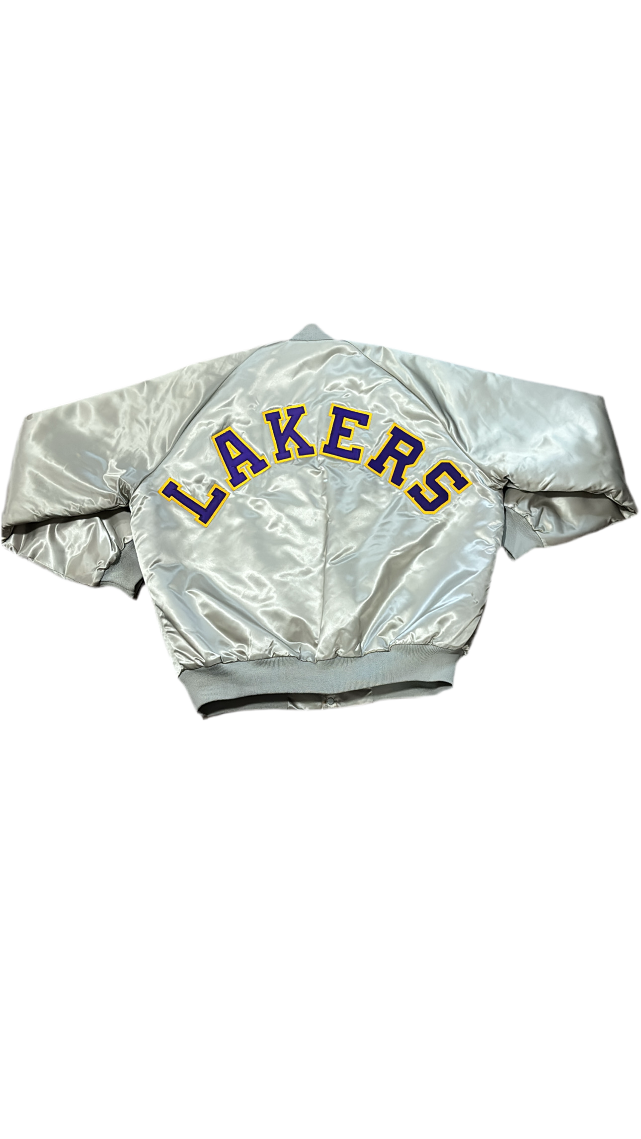 Los Angeles Lakers Back Script - Chalkline Varsity Satin