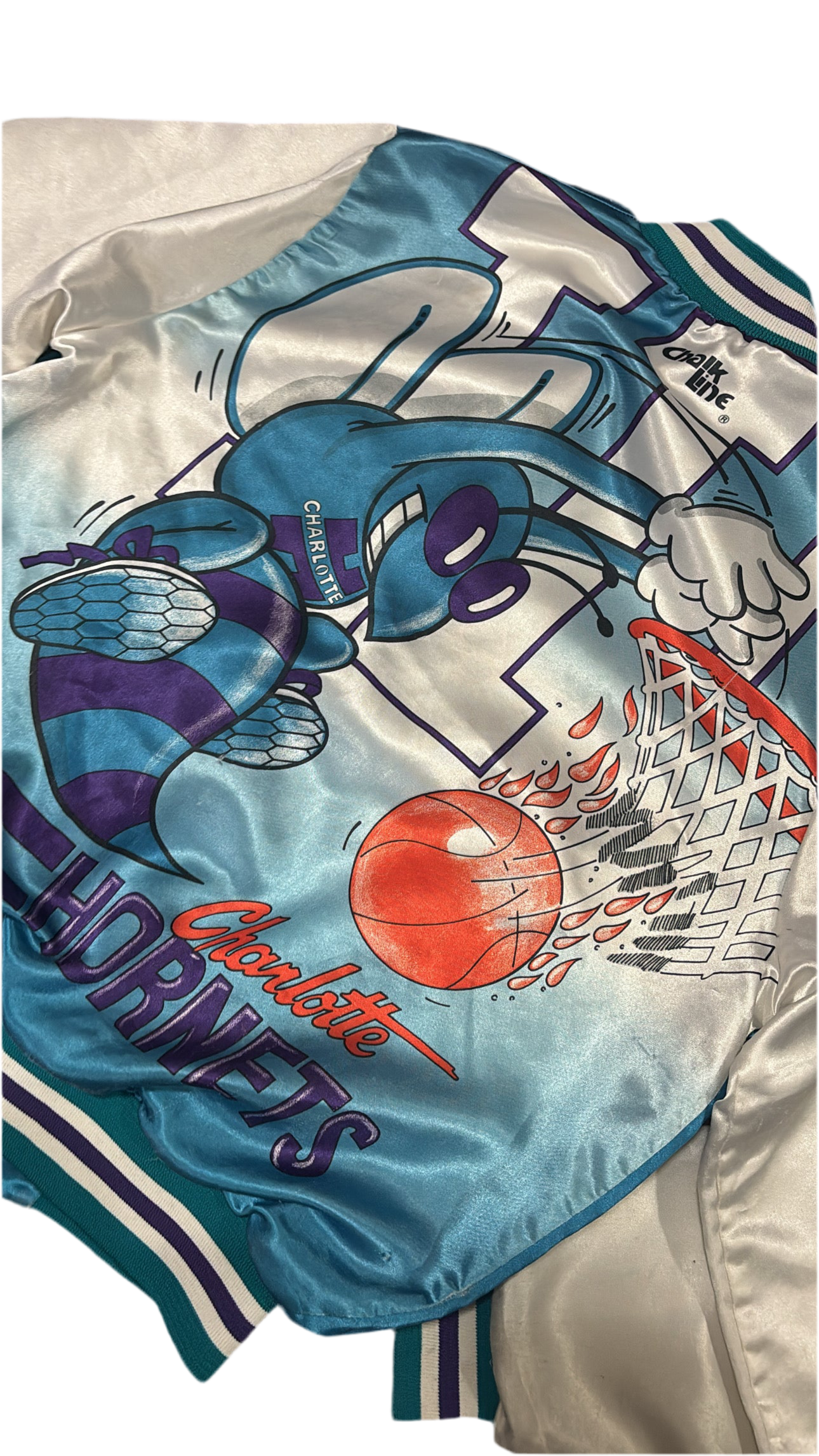 Charlotte Hornets Funimation - Chalkline Varsity Satin