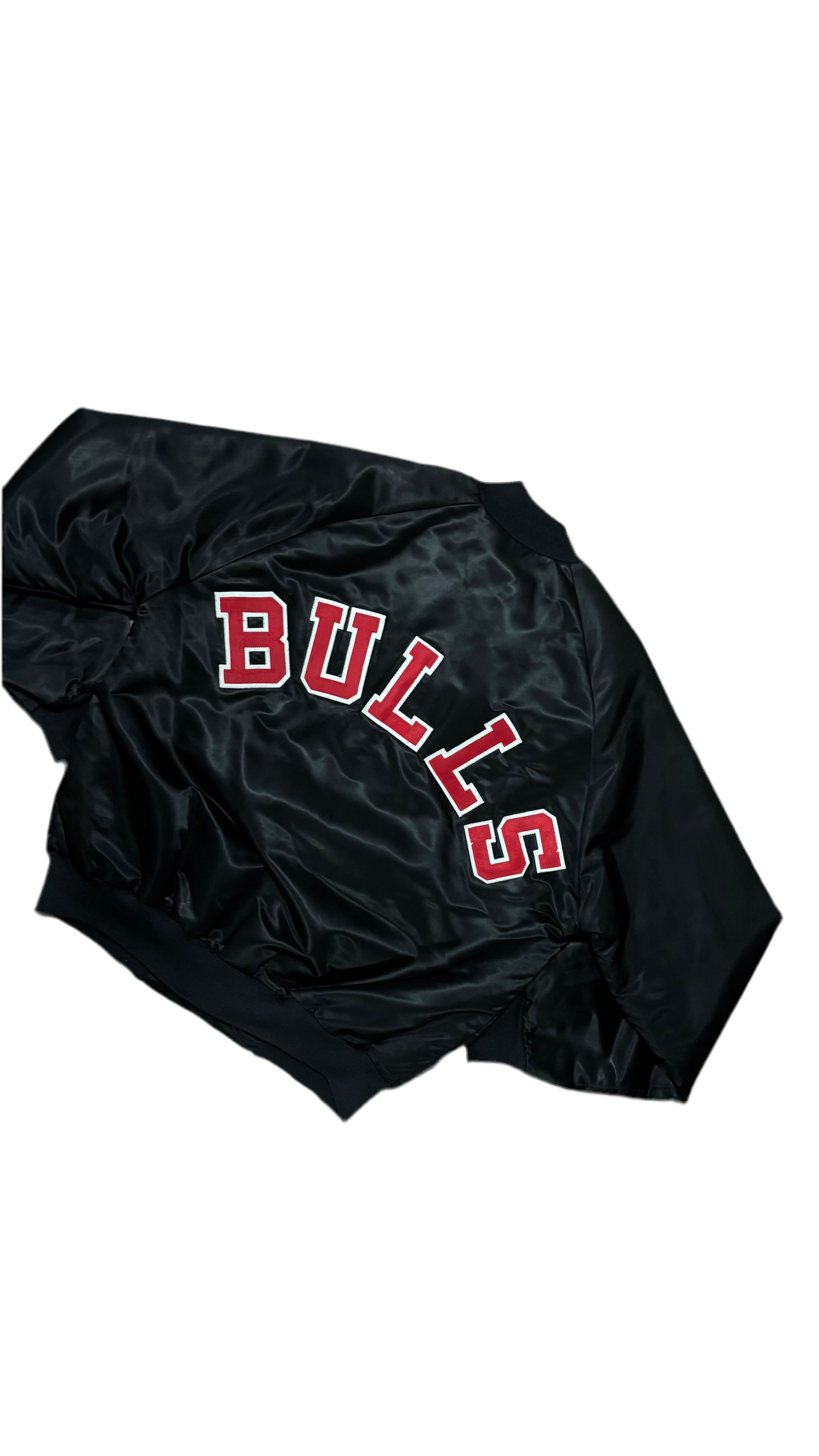 Chicago Bulls Back Script - Chalkline Varsity Satin