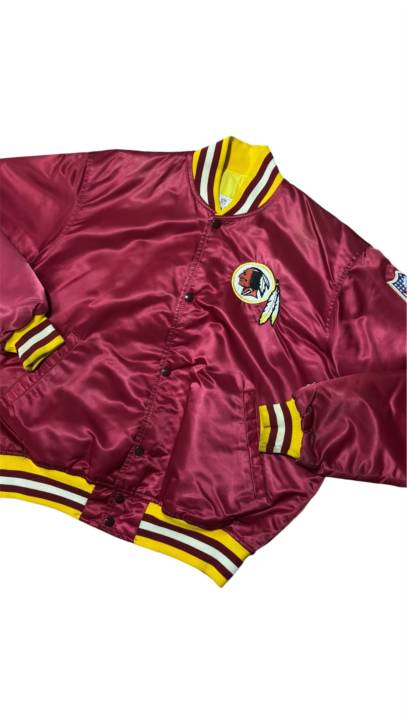 Washington Redskins Back Script - Starter Varsity Satin