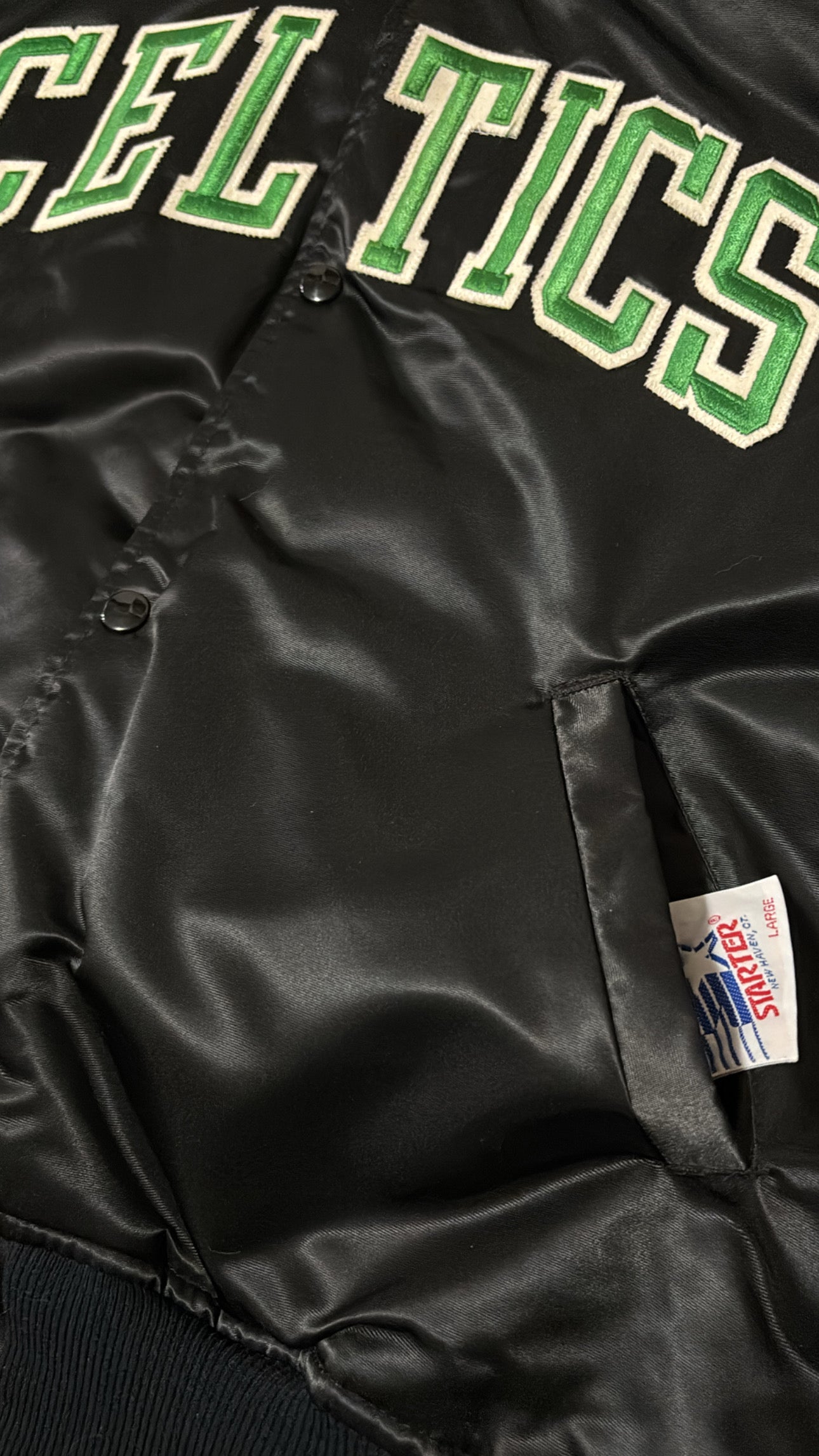 Boston Celtics Reversible - Starter Varsity Satin