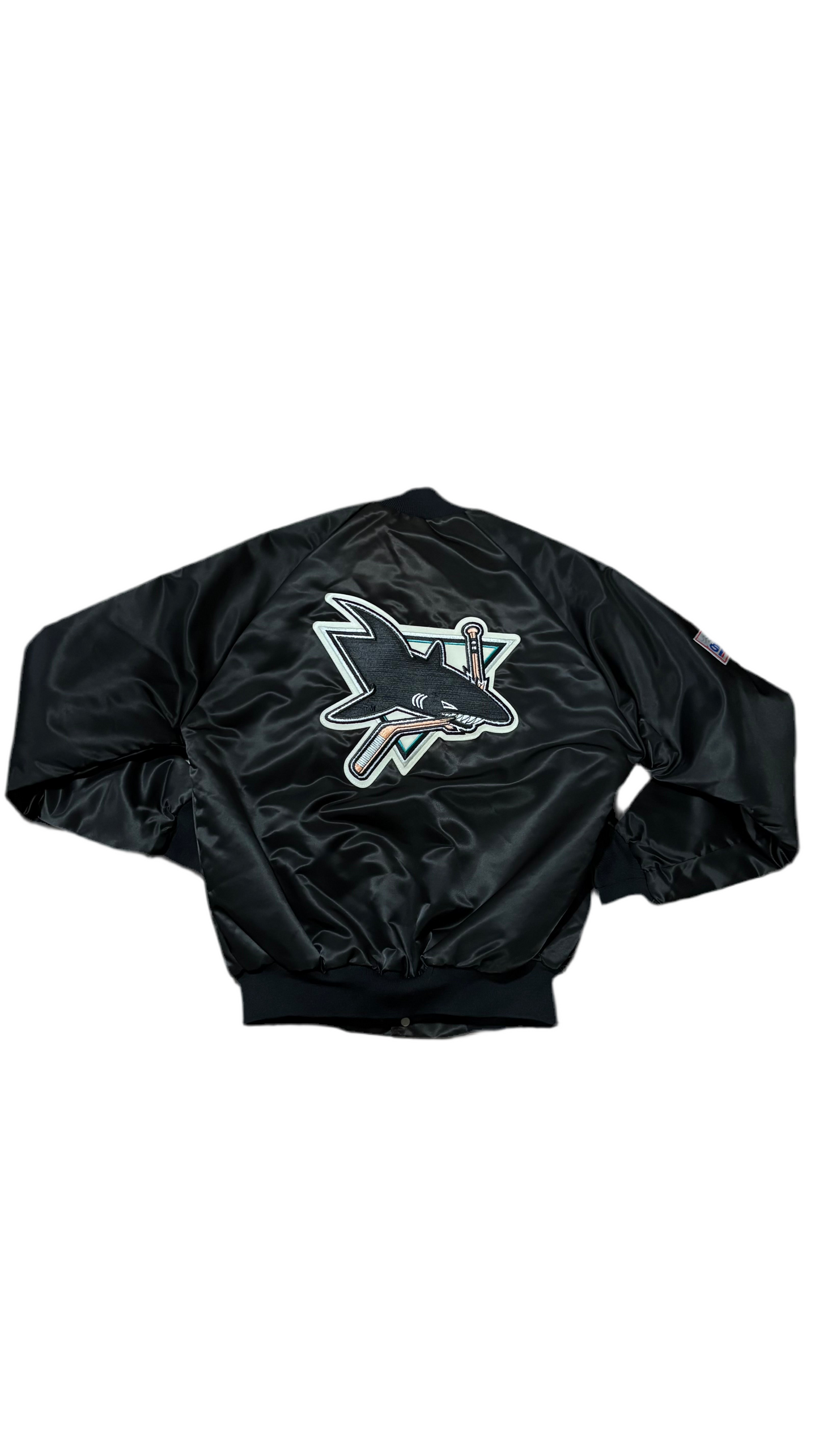 San Jose Sharks Big Logo - Chalkline Varsity Satin