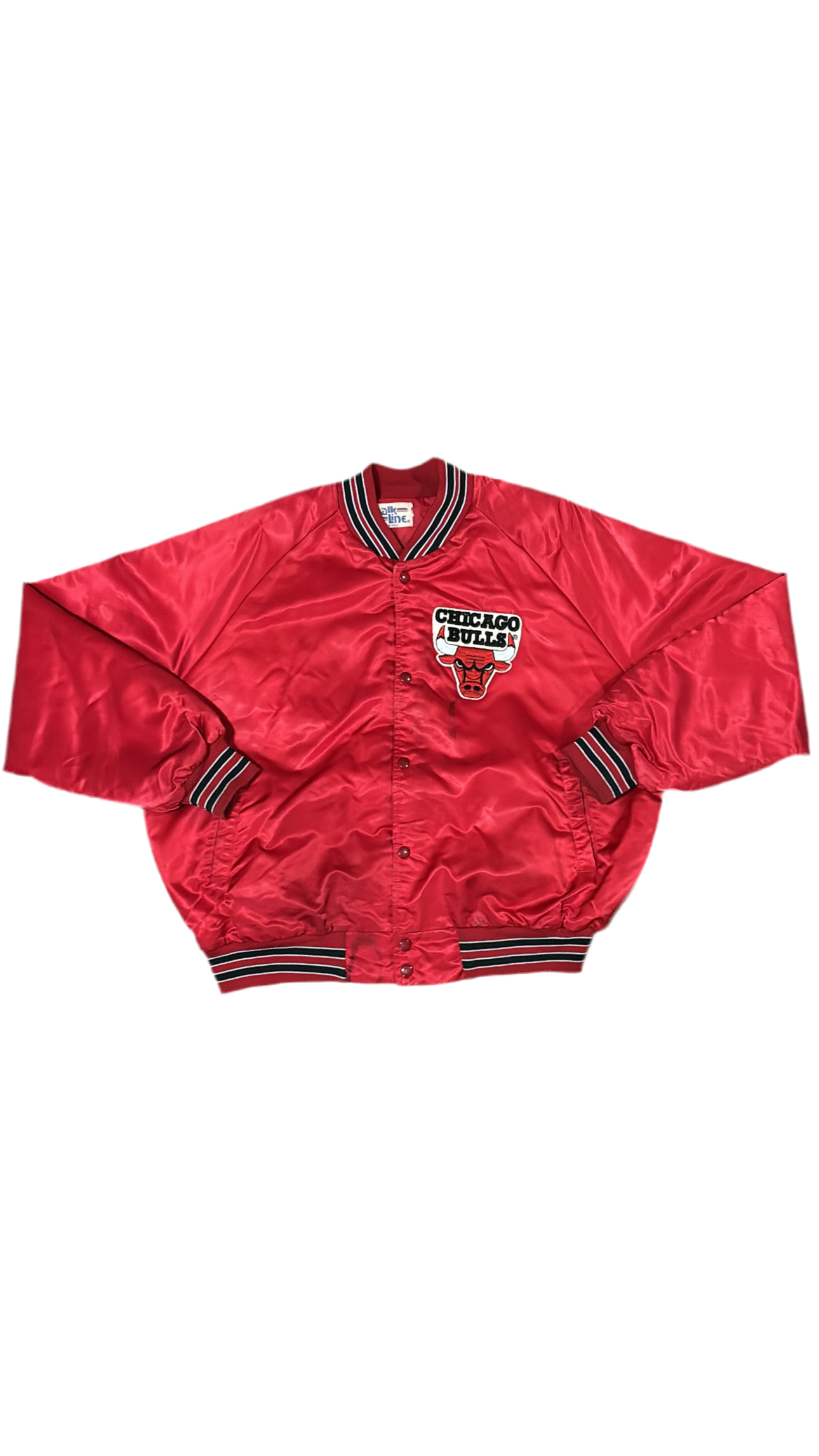 Chicago Bulls Back Script - Chalkline Varsity Satin
