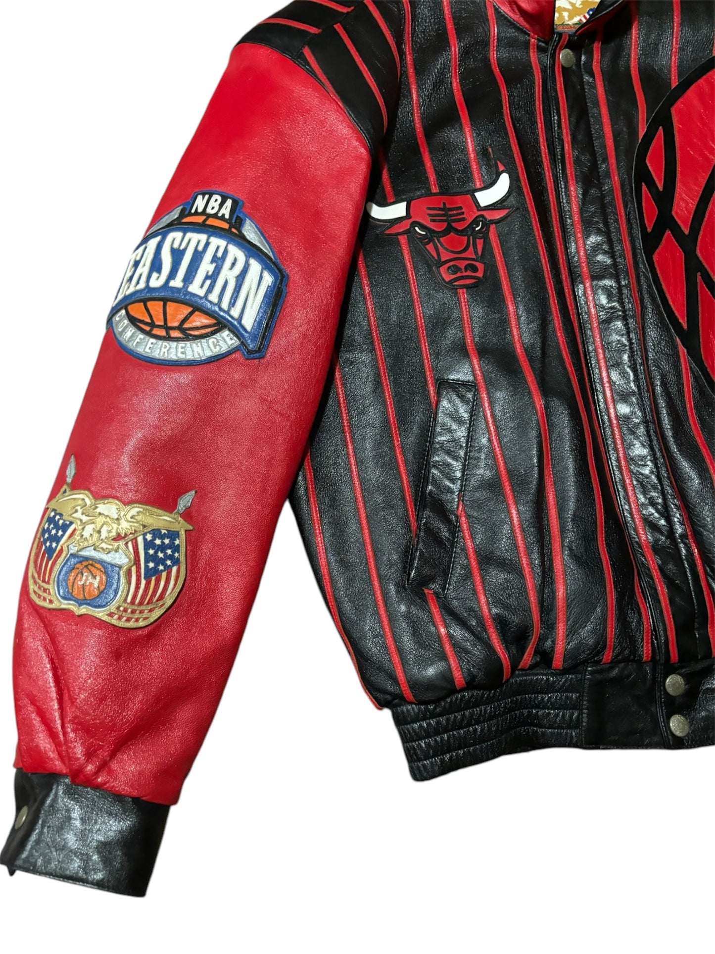 Chicago Bulls Pinstripe - Jeff Hamilton Leather