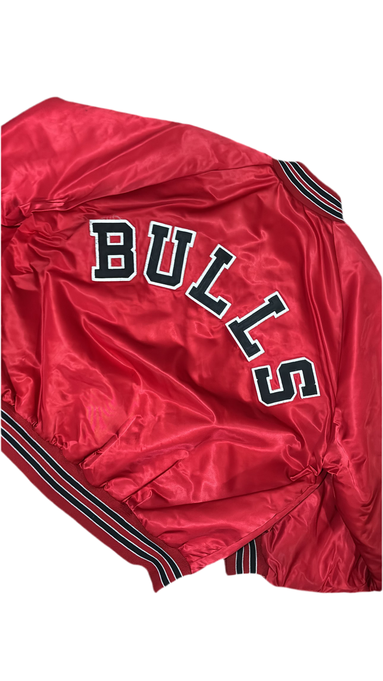 Chicago Bulls Back Script - Chalkline Varsity Satin