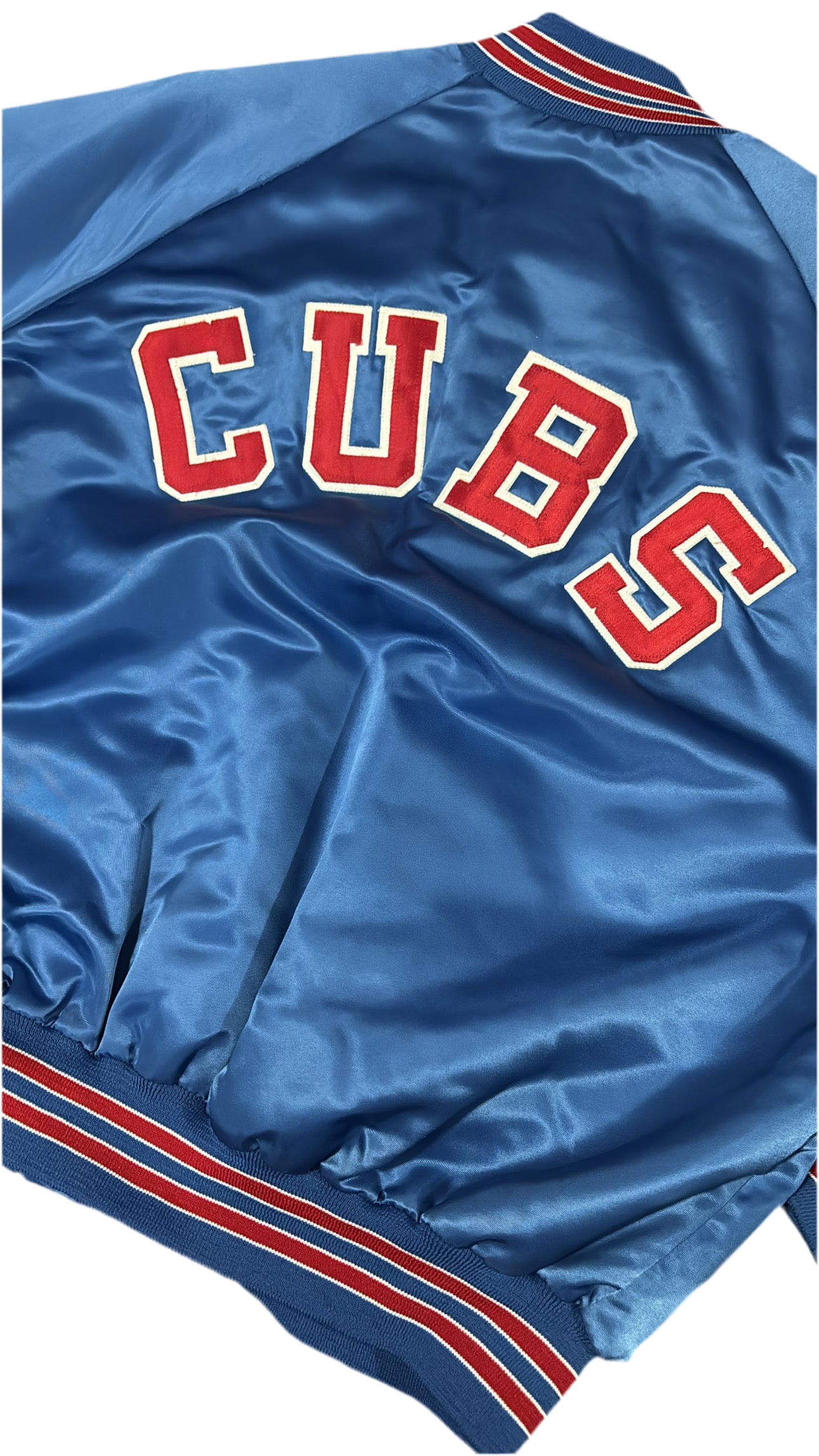 Chicago Cubs Back Script- Chalkline Varsity Satin