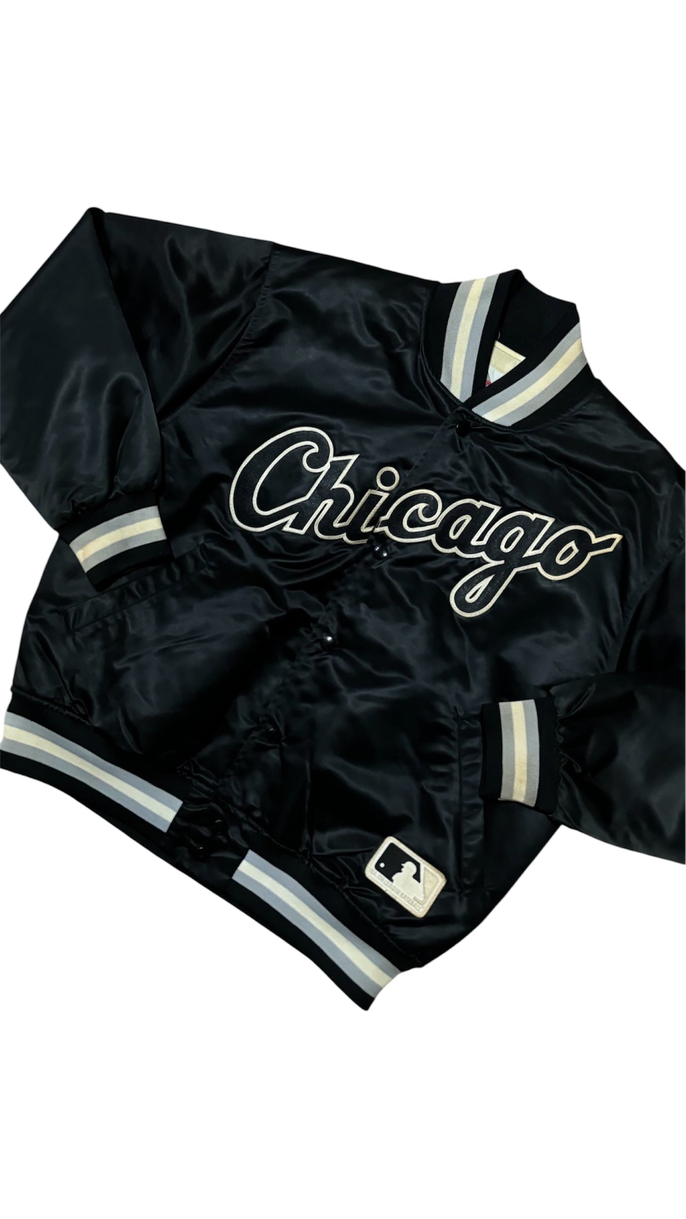 Chicago White Sox (Chicago Script) - Felco Varsity Satin