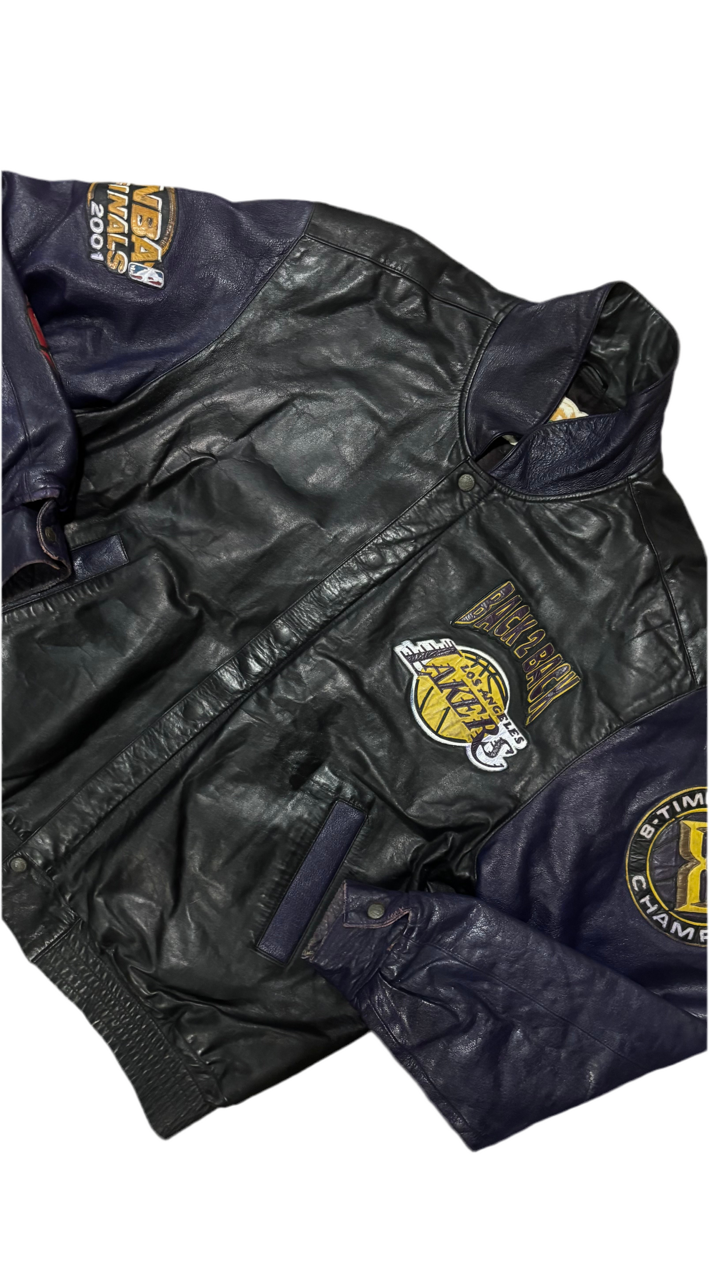 Los Angeles Lakers 2001 Champions - Jeff Hamilton Limited Edition Leather