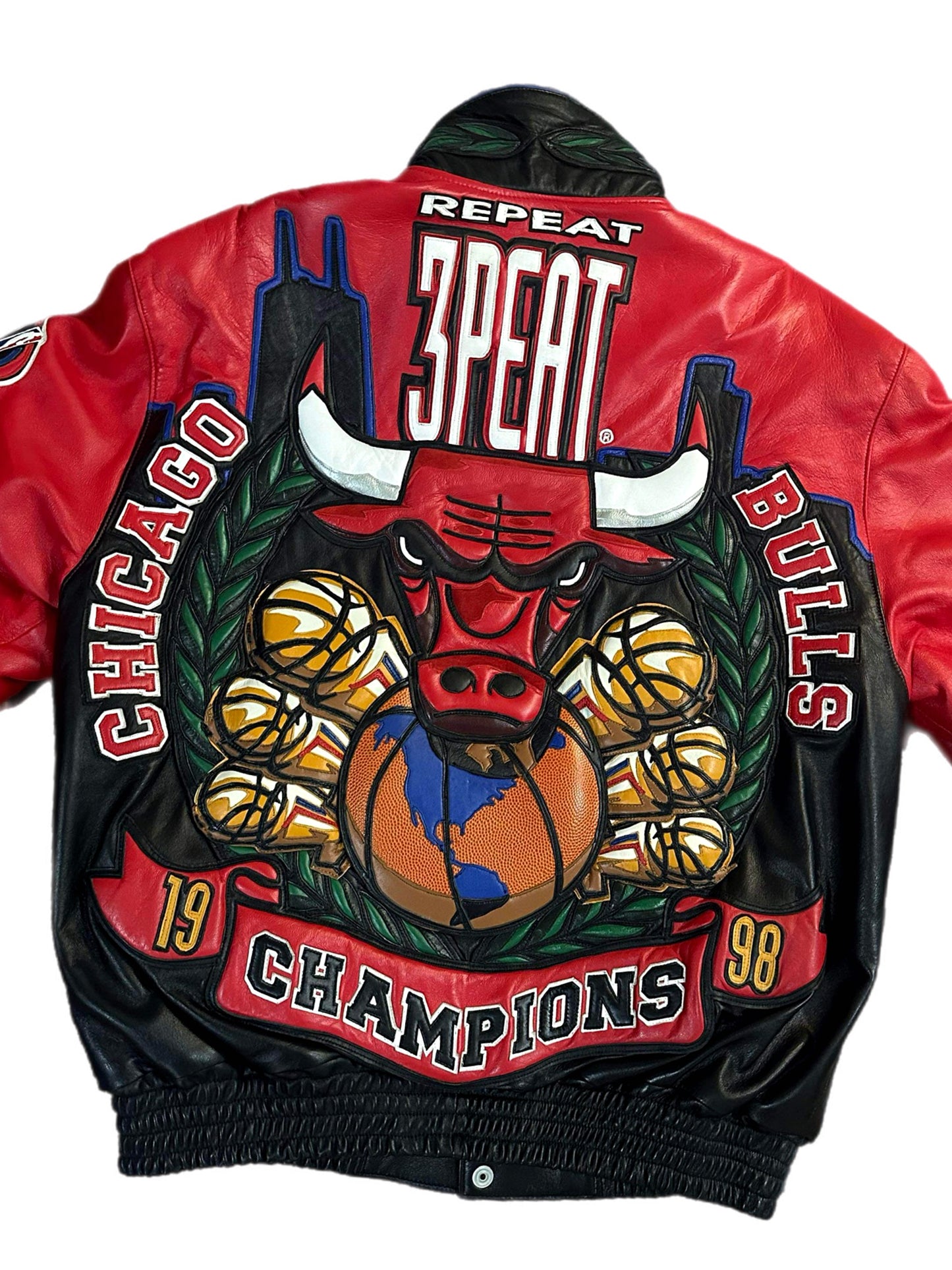 Chicago Bulls Repeat 3 Peat Championship Limited Edition - Jeff Hamilton