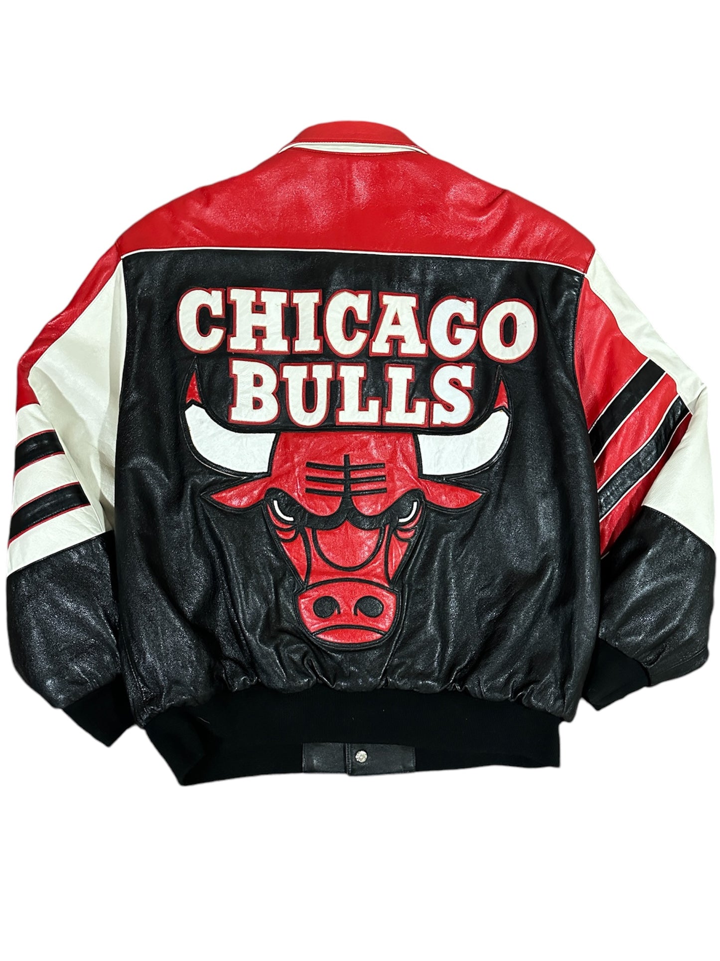 Chicago Bulls Leather Reversible Satin - Jeff Hamilton