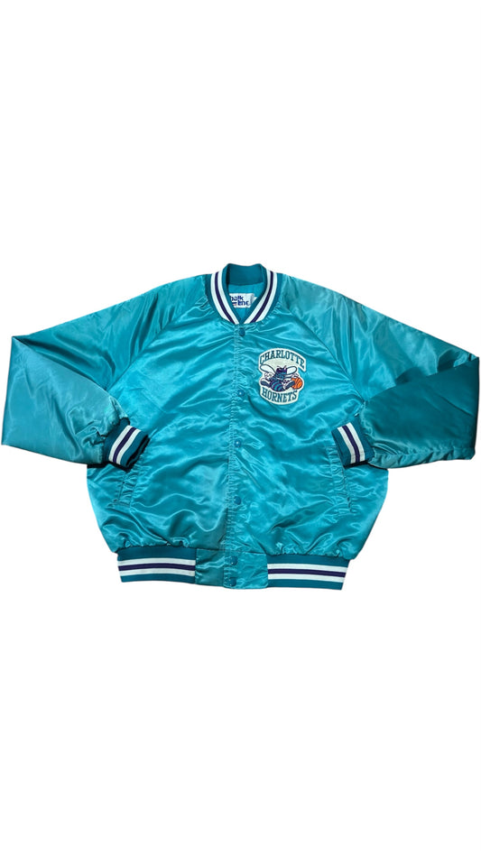 Charlotte Hornets Back Script - Chalkline Varsity Satin