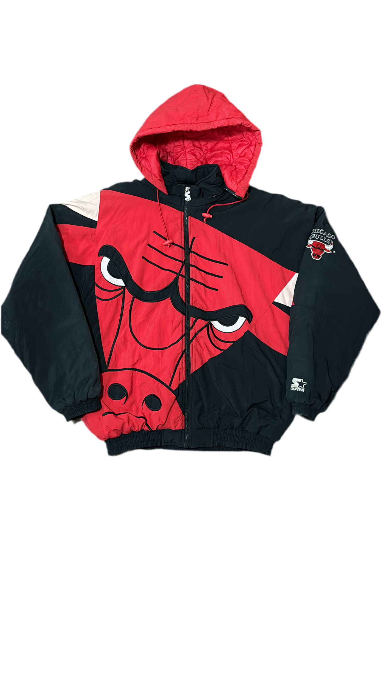 Chicago Bulls Big Logo - Starter Puffer