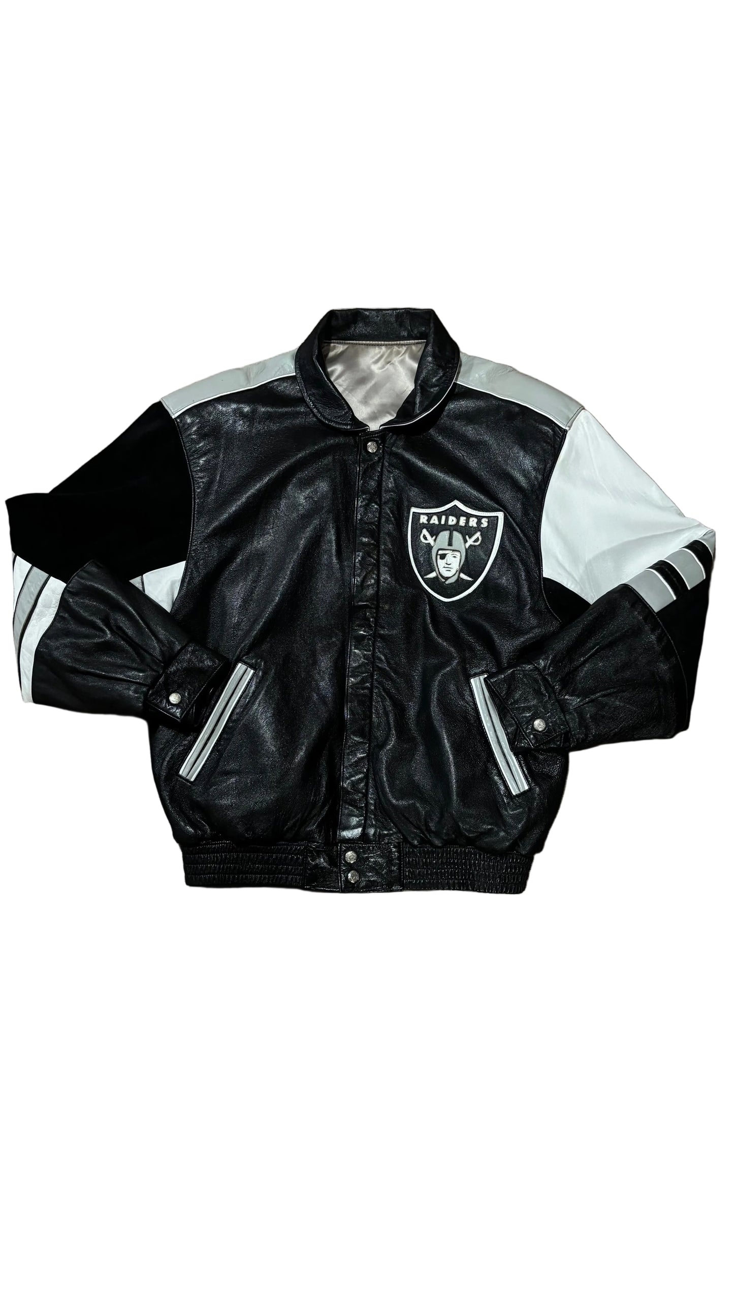 Los Angeles Raiders - Jeff Hamilton Reversible Satin