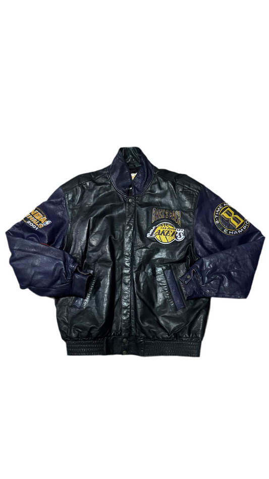 Los Angeles Lakers 2001 Champions - Jeff Hamilton Limited Edition Leather