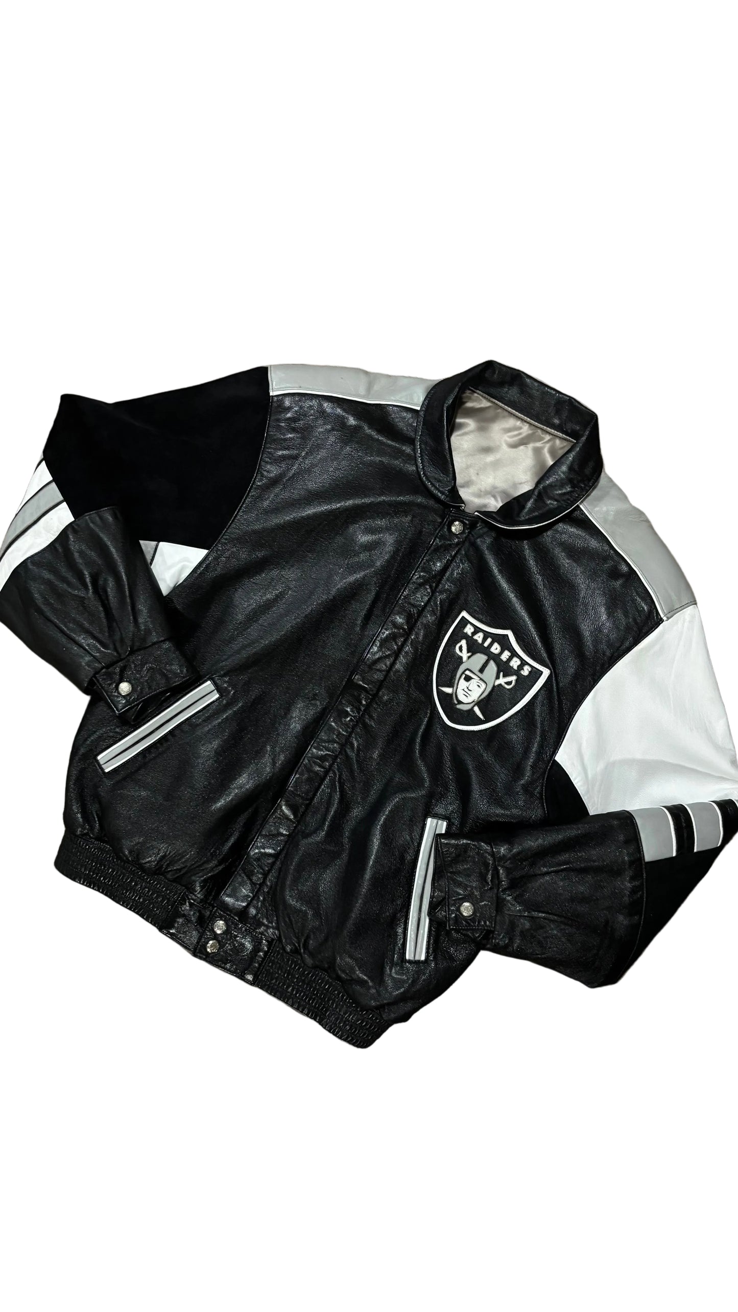 Los Angeles Raiders - Jeff Hamilton Reversible Satin