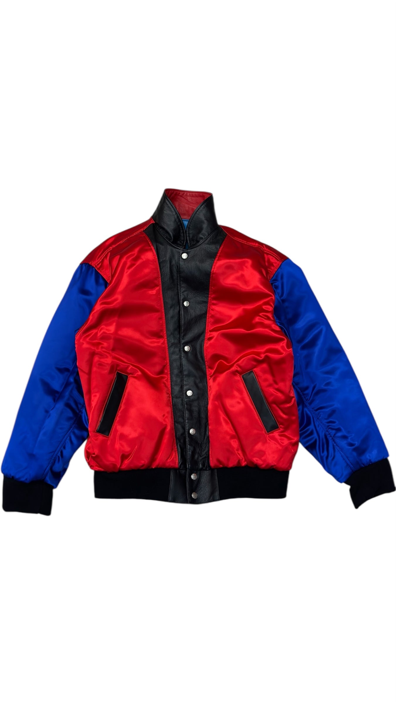 Toronto Blue Jays 1992 World Series Reversible Jacket - Jeff Hamilton Leather Satin